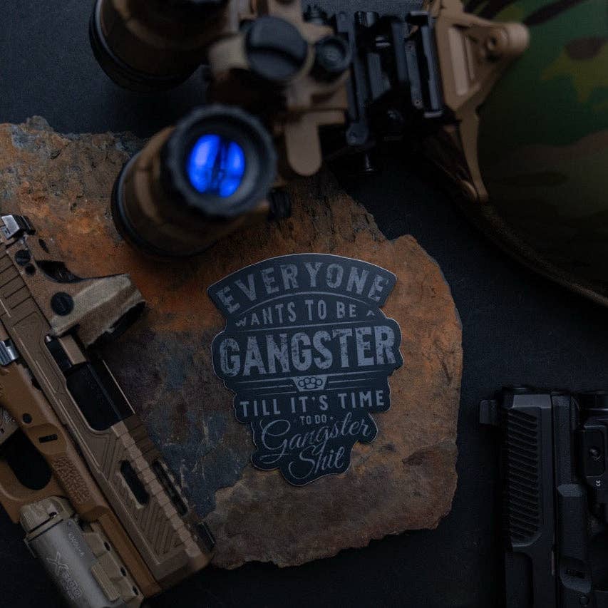 Gangster Sticker