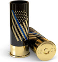 12 Gauge Shot Glasses Set of 4 - Thin Blue Line Police Flag