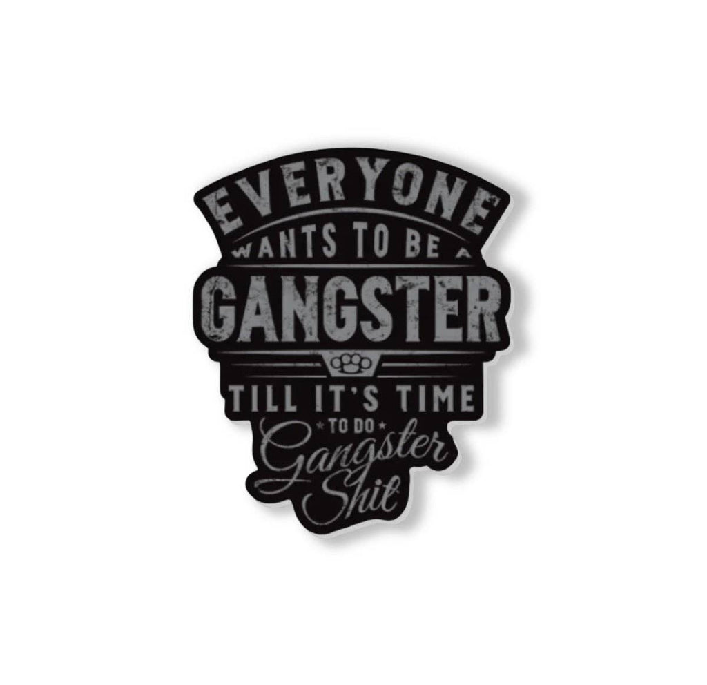 Gangster Sticker