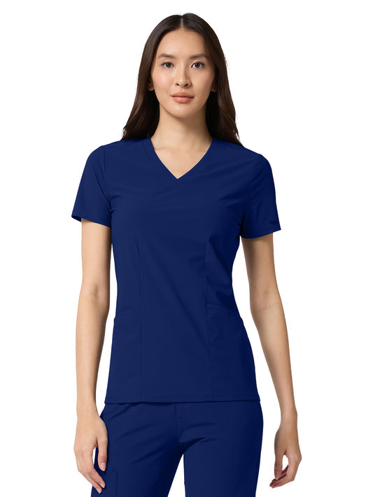 Infinity Pursuit Women's 2-Pocket V-Neck Scrub Top